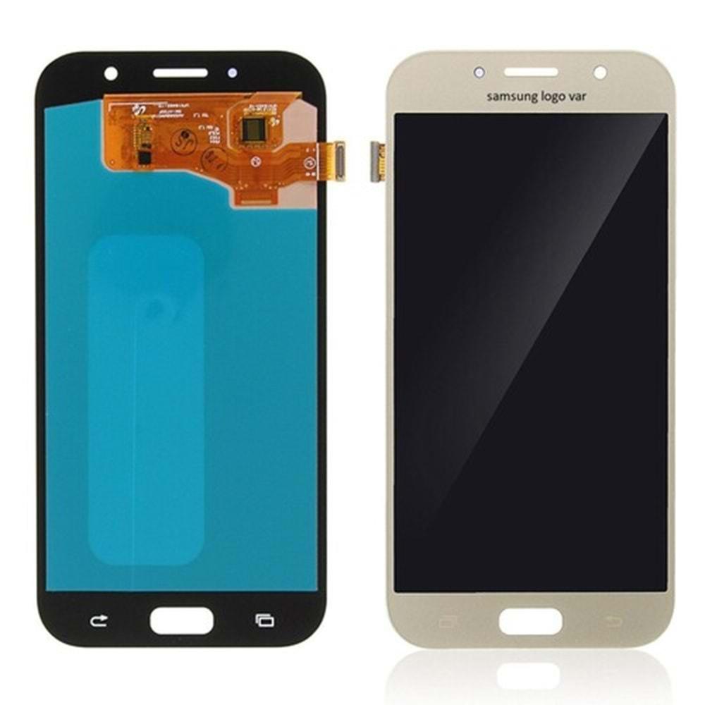 Samsung A7 2017 A720 Lcd Ekran Gold