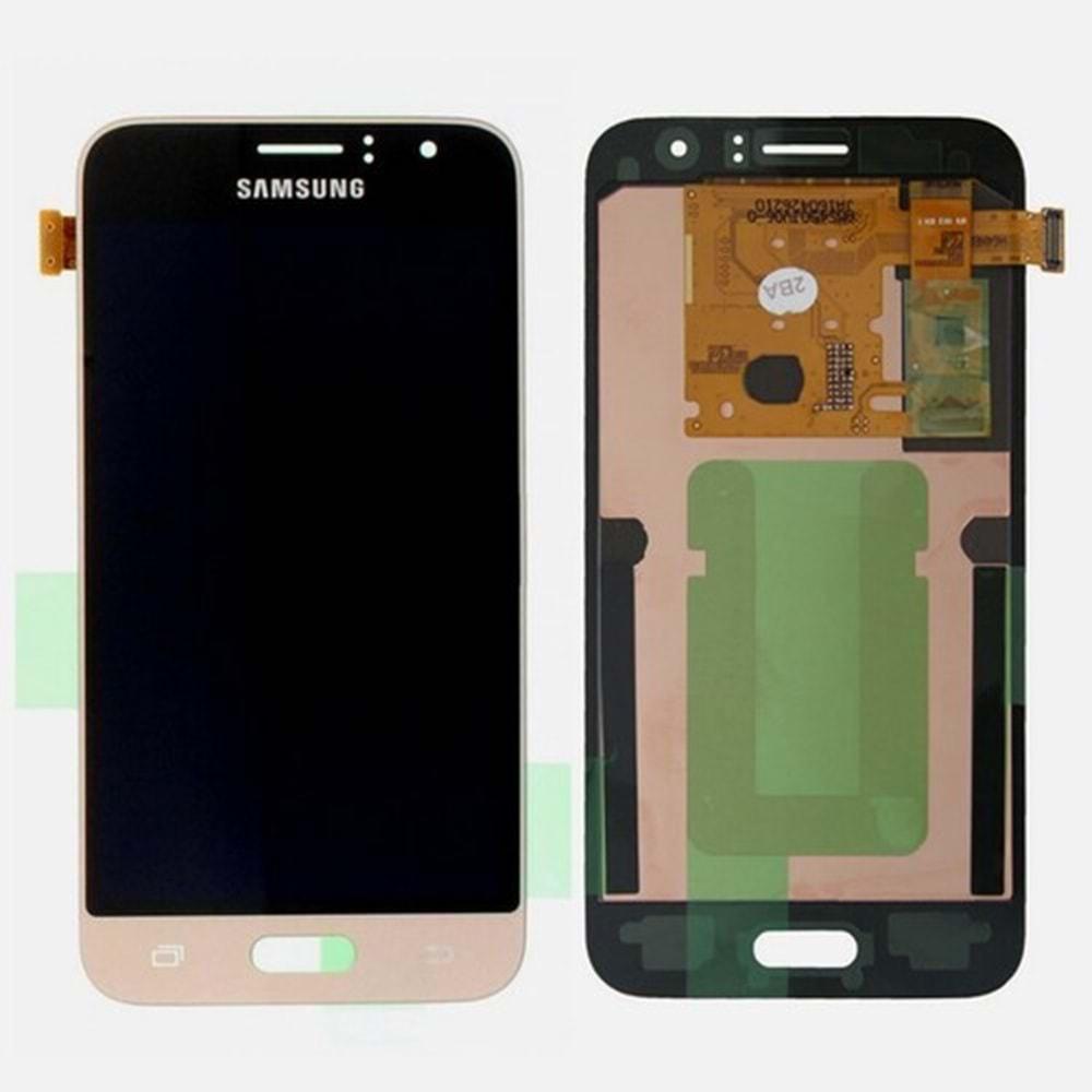 Samsung J1 2016 J120 Lcd Ekran Gold