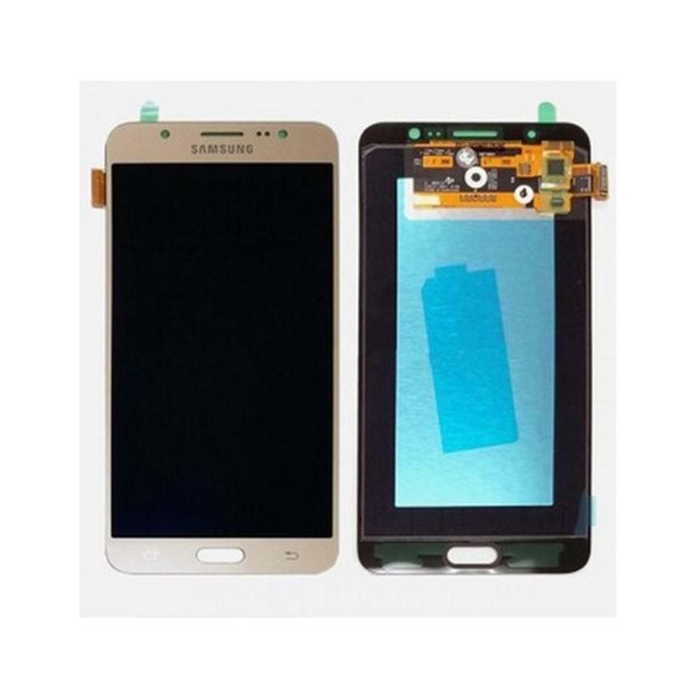 Samsung J7 2016 J710 Lcd Ekran Gold