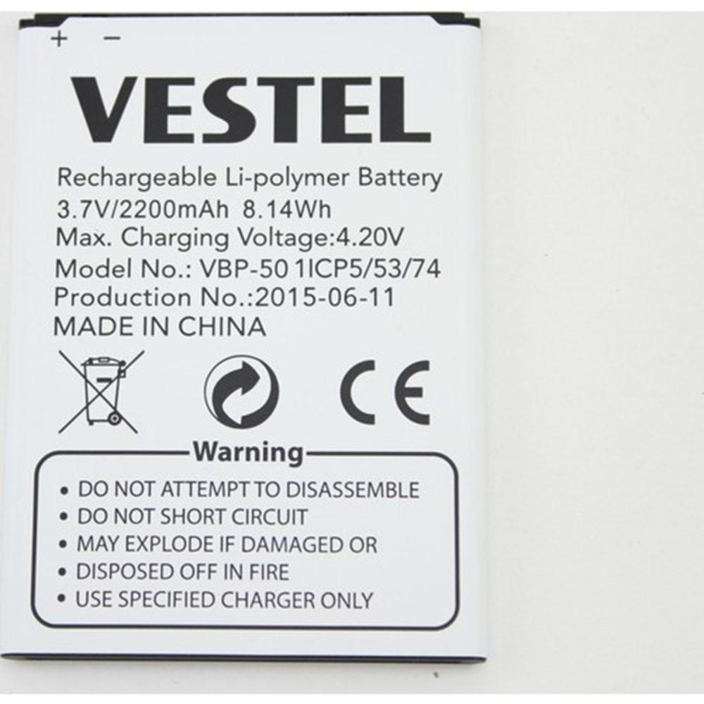 Vestel Venüs 5.0V Batarya