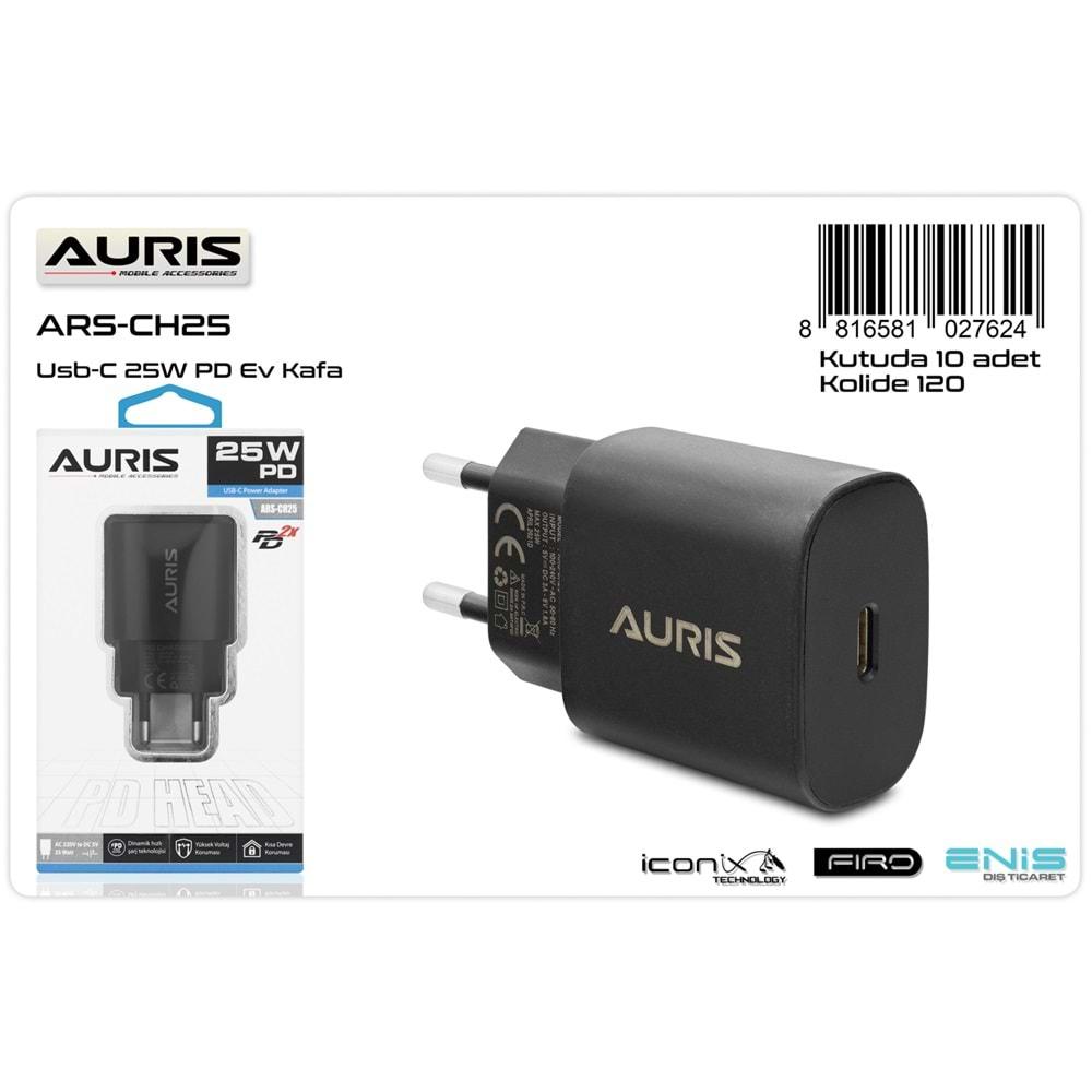 Auris ARS-CH25 PD Kafa 25W Siyah