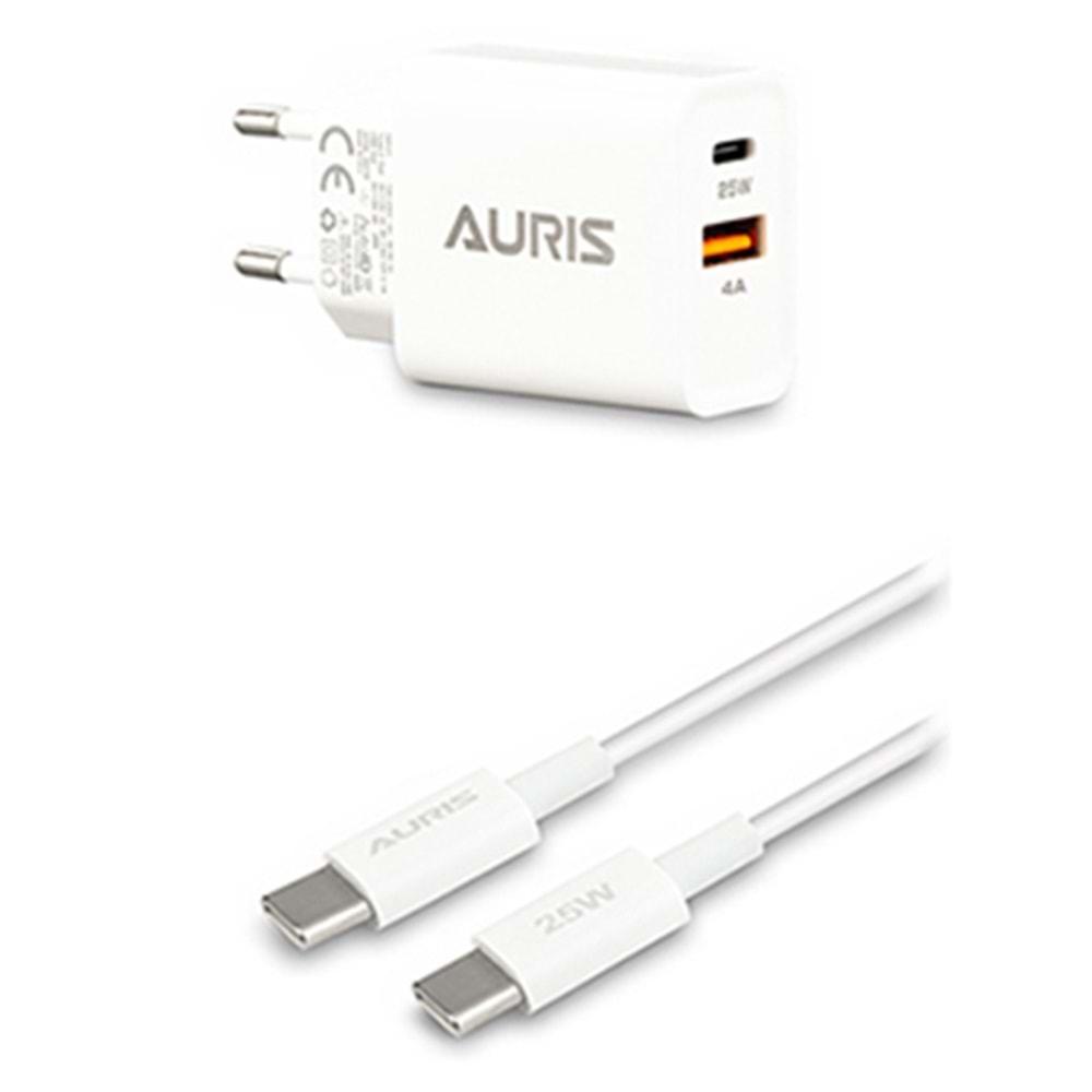 Auris ARS-CH26 Type-C Set 4A+PD+Usb Şarj Cihazı