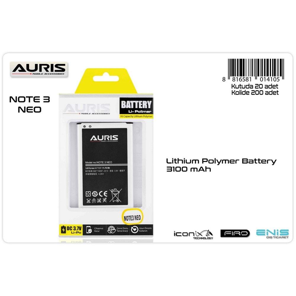 Auris Samsung Note 3 Neo Batarya