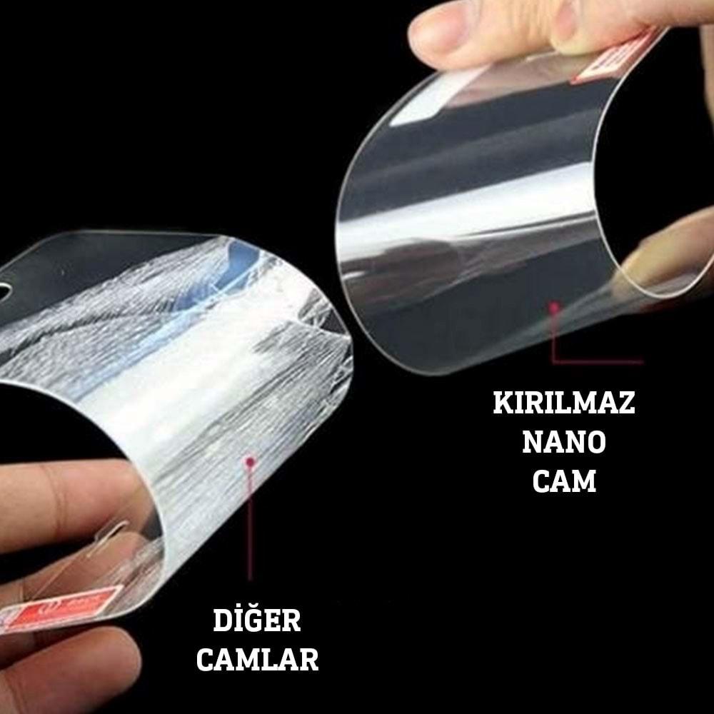 Samsung A11 Parlak Seramik Nano Tam Kaplayan Darbe Emici Kırılmaz Cam Ekran Koruyucu
