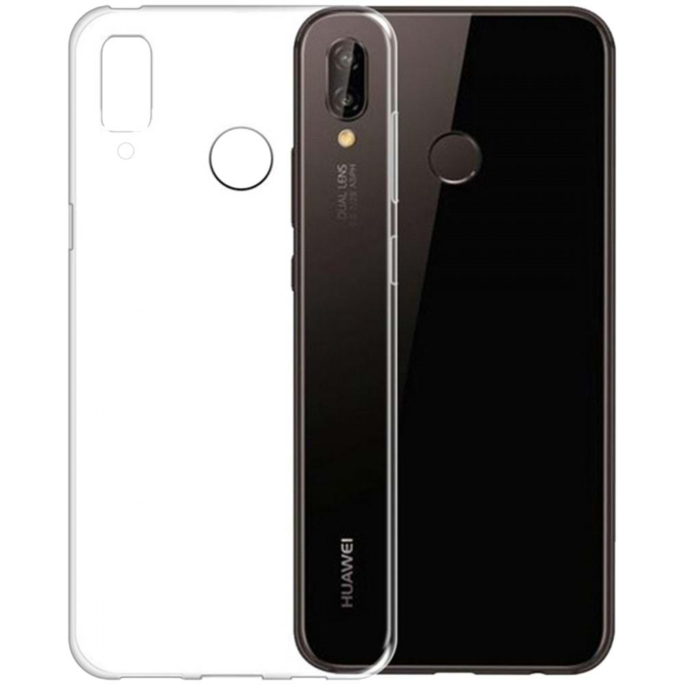 Huawei P20 Lite Şeffaf Cep Telefonu Kılıfı