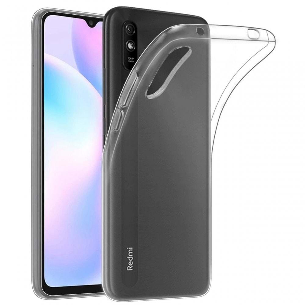 Xiaomi Redmi 9A Şeffaf Cep Telefonu Kılıfı