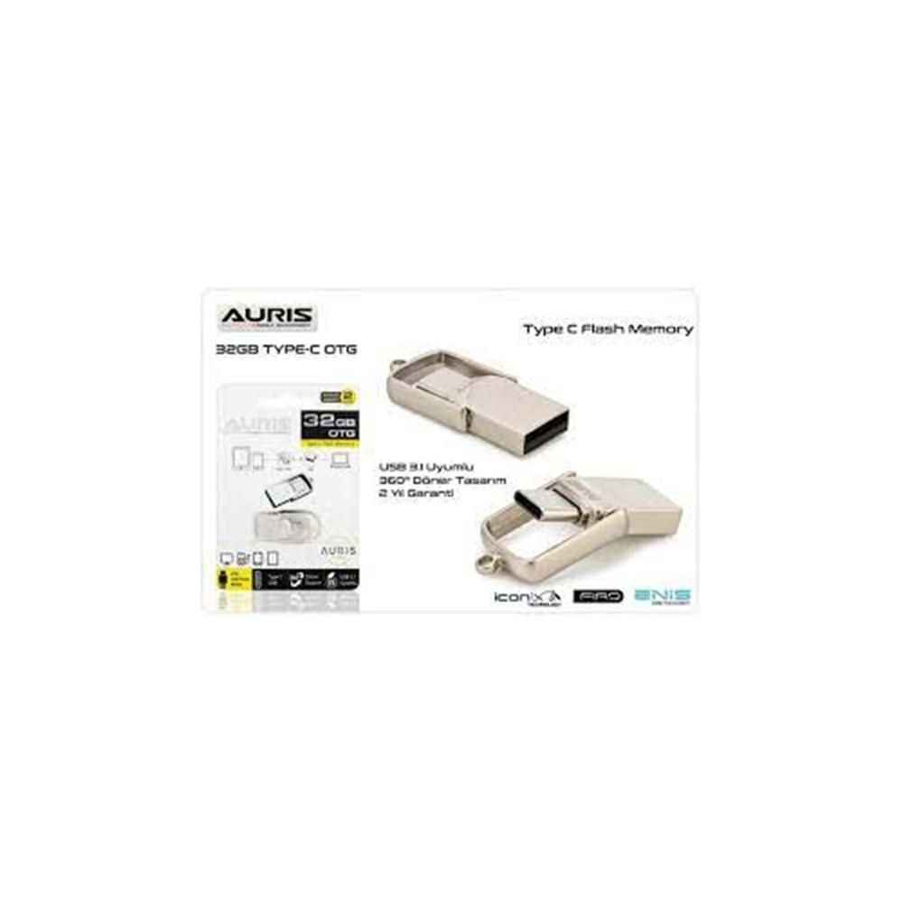 Auris 32GB Type C Otg Flash bellek