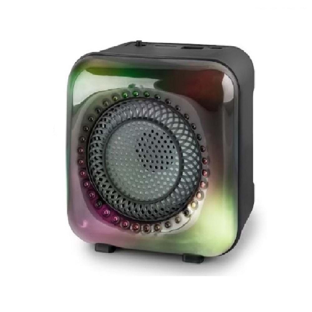 GTS-1373 RGB Işıklı Ses Bombası Hafıza Kartı Usb Radio Mini Taşınabilir Bluetooth Hoparlör 3