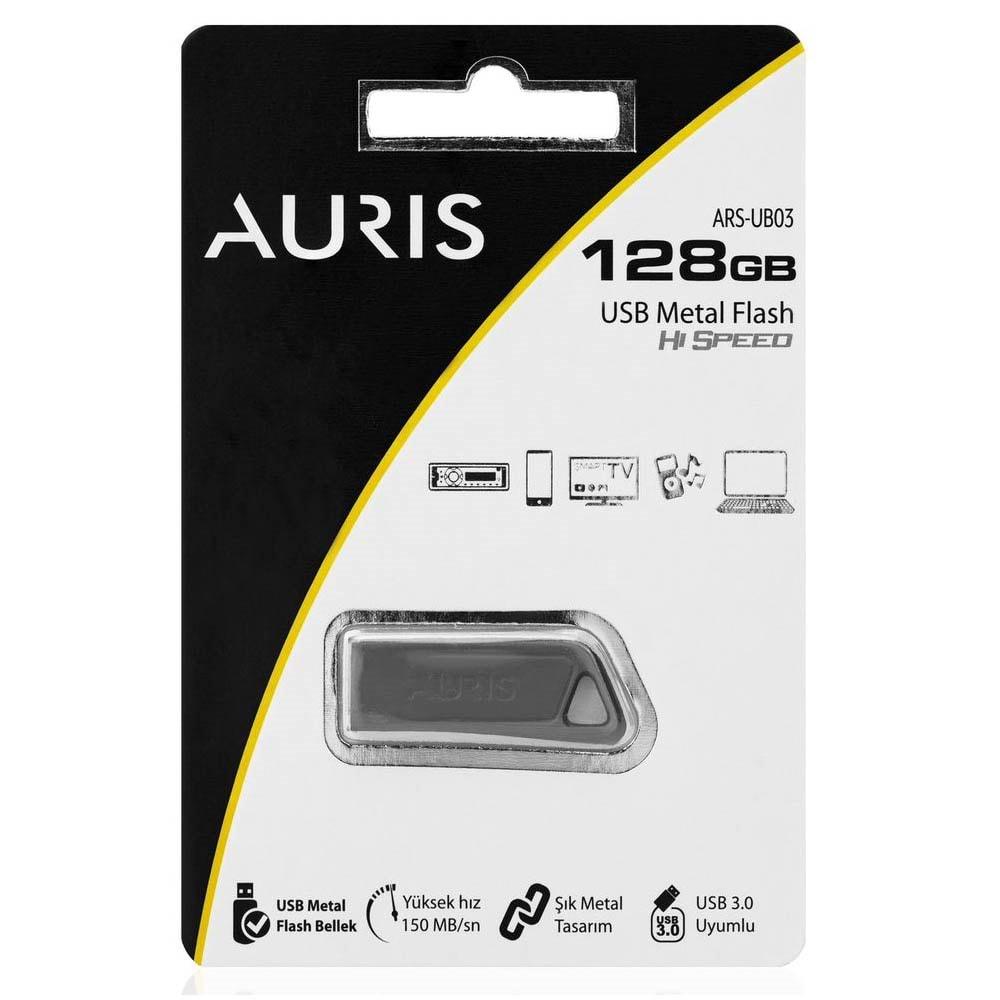 Auris 128GB Usb 3.0 Uyumlu Metal Usb Flash Bellek New Edition