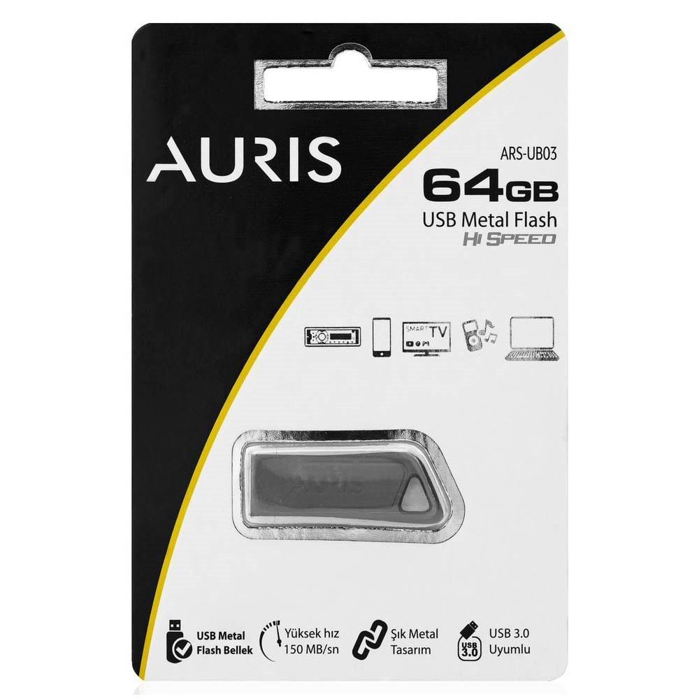 Auris 64GB Usb 3.0 Uyumlu Metal Flash Bellek New Edition