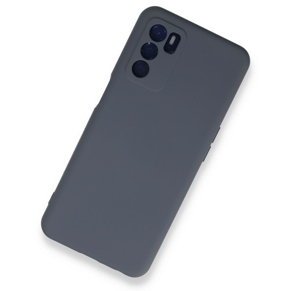 Oppo A16 Gri Lansman Silikon Cep Telefonu Kılıfı