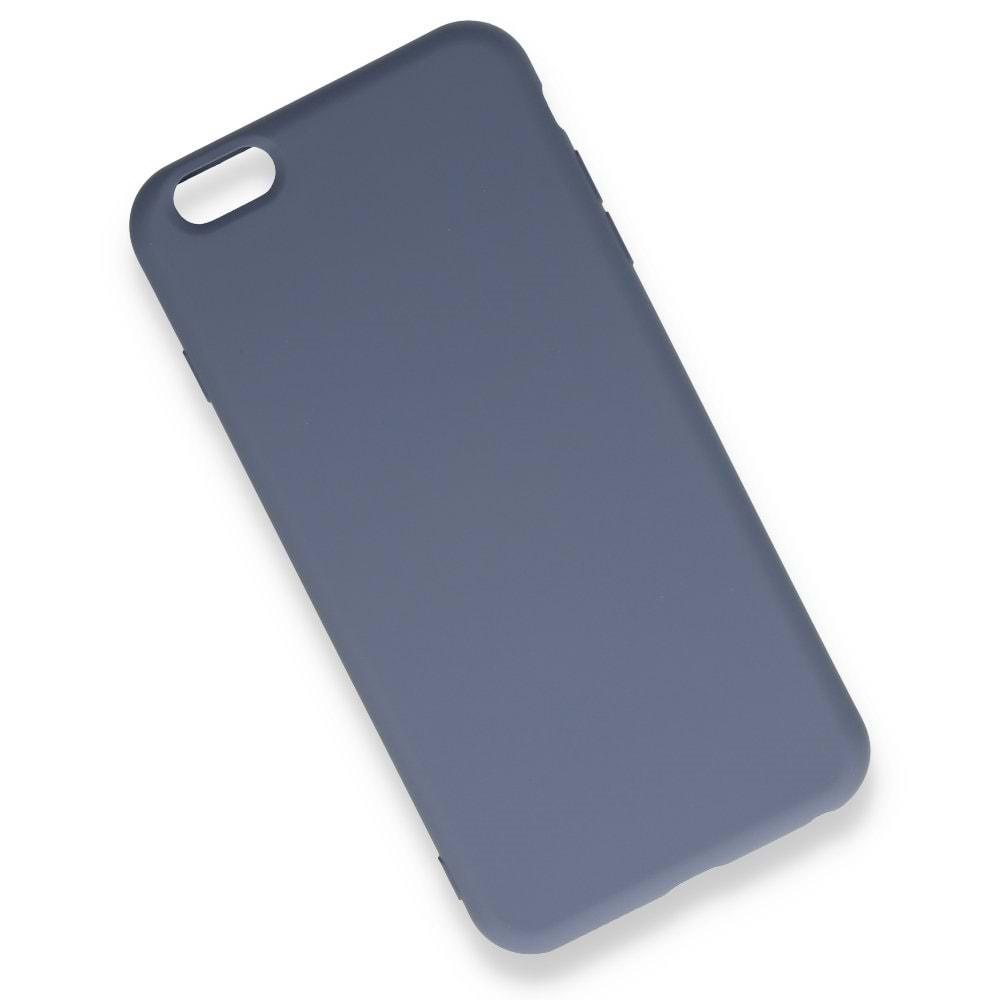 iPhone 6G Plus Gri Lansman Silikon Cep Telefonu Kılıfı