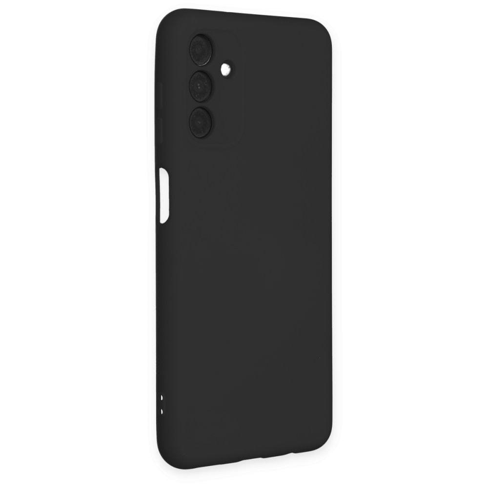 Samsung A04S Siyah Lansman Silikon Cep Telefonu Kılıfı
