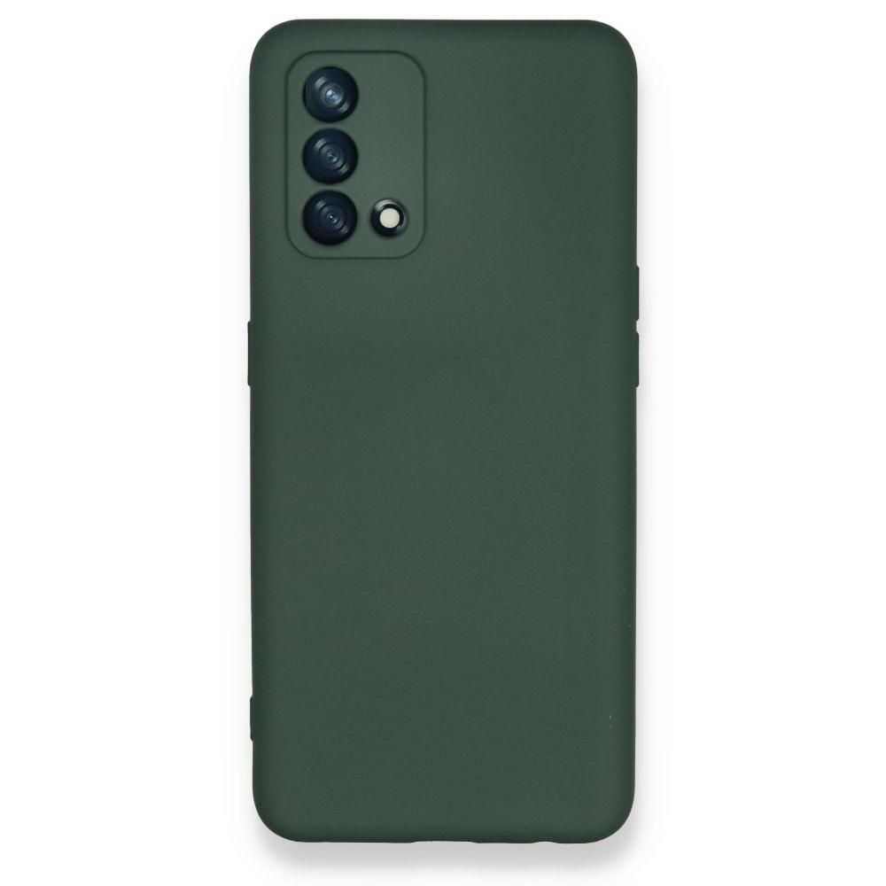 Oppo A74 Haki Yeşil Lansman Silikon Cep Telefonu Kılıfı