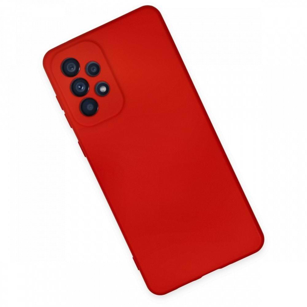 Samsung A23 Kırmızı Lansman Silikon Cep Telefonu Kılıfı