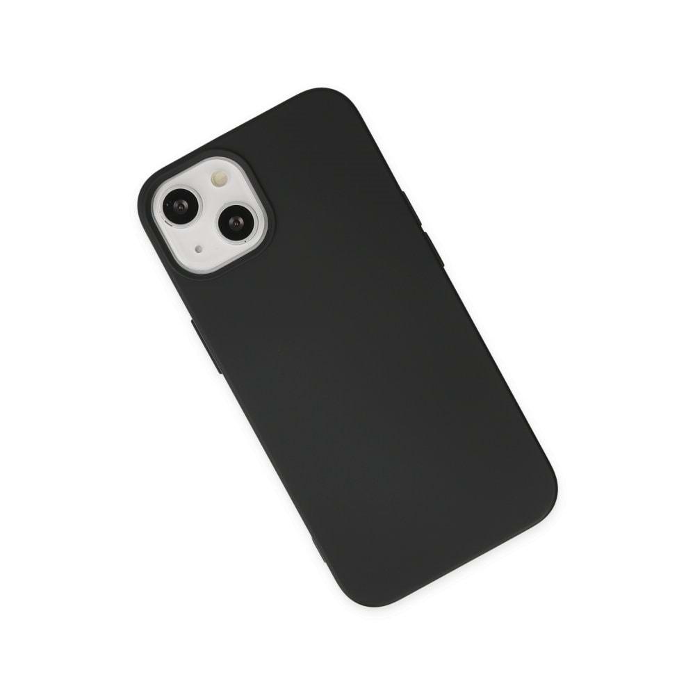 iPhone 14 Plus Siyah Lansman Silikon Cep Telefonu Kılıfı