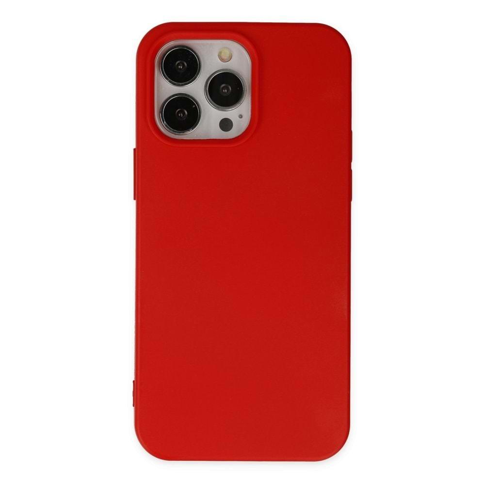 iPhone 14 Pro Kırmızı Lansman Silikon Cep Telefonu Kılıfı