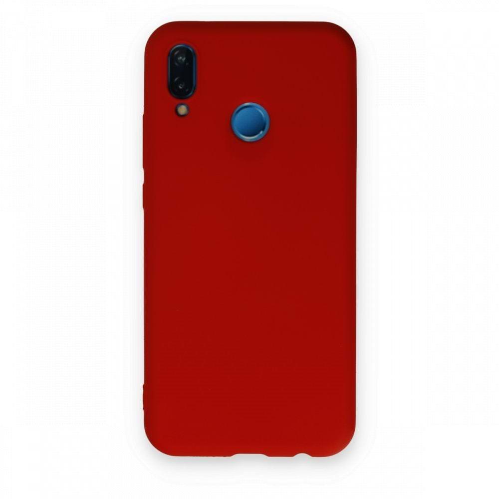 Huawei P20 Lite Kırmızı Lansman Silikon Cep Telefonu Kılıfı