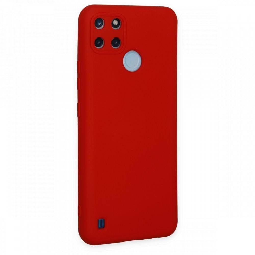 Realme C21Y C25Y Kırmızı Lansman Silikon Cep Telefonu Kılıfı