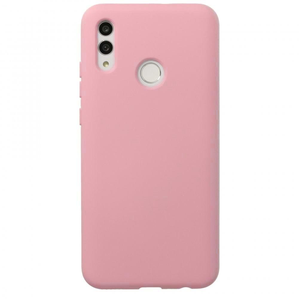 Huawei Psmart 2019 Pembe Lansman Silikon Cep Telefonu Kılıfı