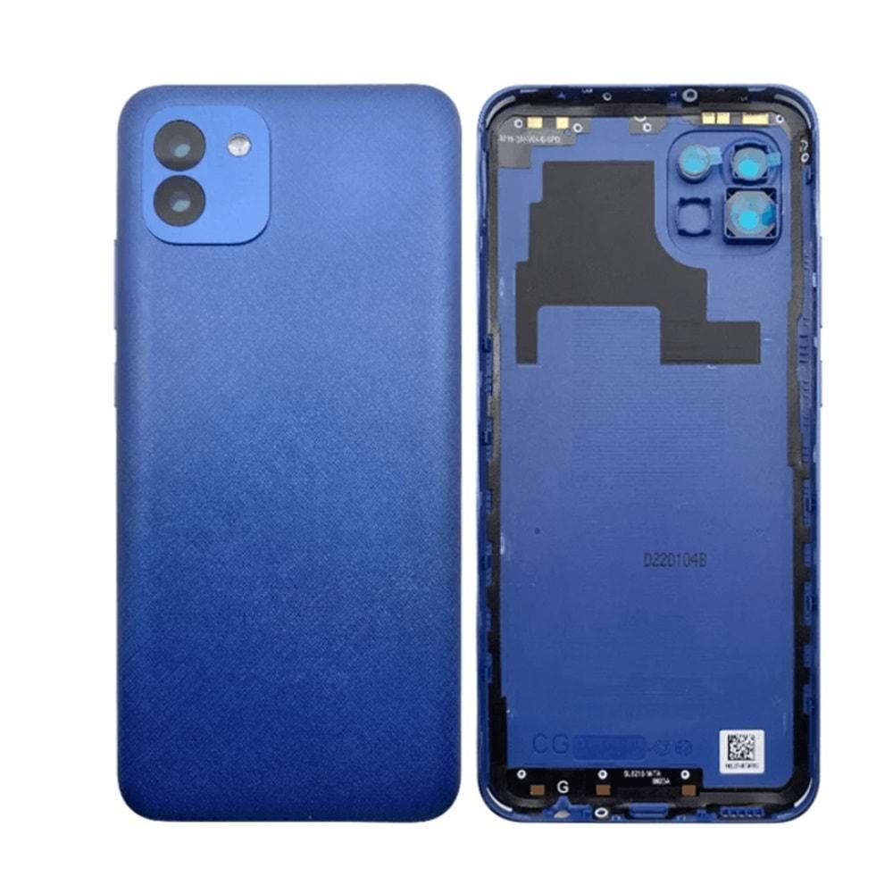 Samsung A03 Mavi Arka Kapak