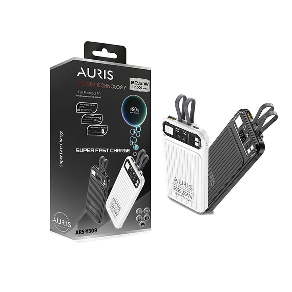 Auris ARS-Y309 12.000 Mah Lcd Ekranlı Powerbank