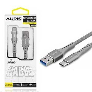 Auris ARS-CB34 Type-C Kablo Braided