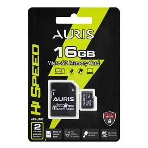 Auris 16GB SD Micro Hafıza Kartı New Edition