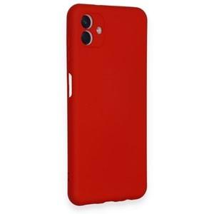 Samsung A04 Kırmızı Lansman Silikon Cep Telefonu Kılıfı