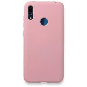 Huawei Y7 2019 Pembe Lansman Silikon Cep Telefonu Kılıfı