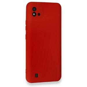 Realme C11 2021 Kırmızı Lansman Silikon Cep Telefonu Kılıfı