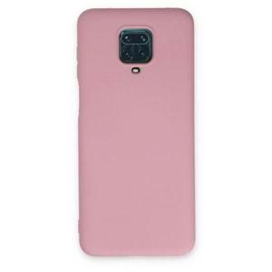 Xiaomi Redmi Note 9 Pro Pembe Lansman Silikon Cep Telefonu Kılıfı