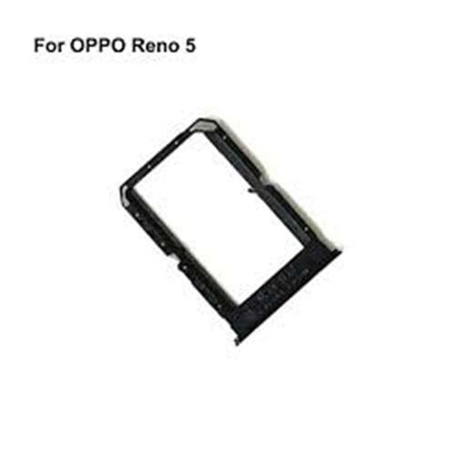 Oppo Reno 5 Sim Kart Kapağı Siyah