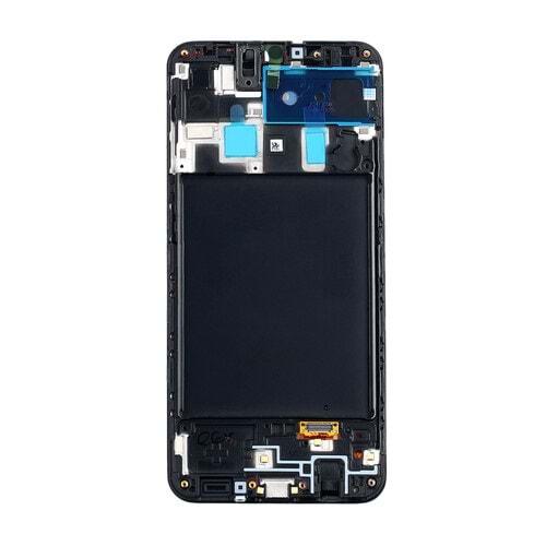 Samsung A20 A205 Çıtalı Oled Lcd Ekran Siyah