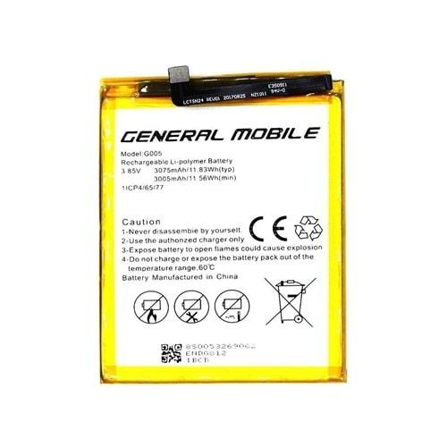 General Mobile GM8 Batarya