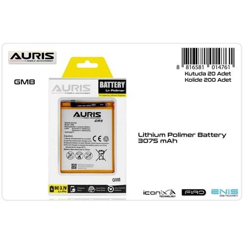 Auris General Mobile GM8 Batarya