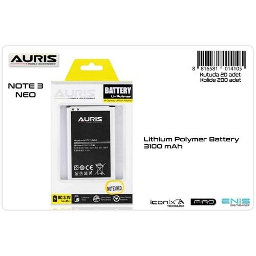 Auris Samsung Note 3 Neo Batarya