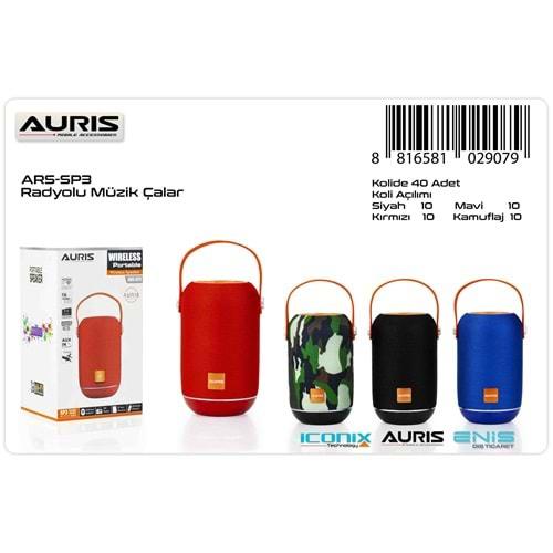 Auris ARS-SP3 Bluetooth Hoparlör