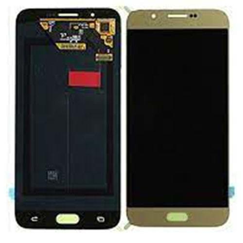 Samsung A8 A800 Lcd Ekran Gold