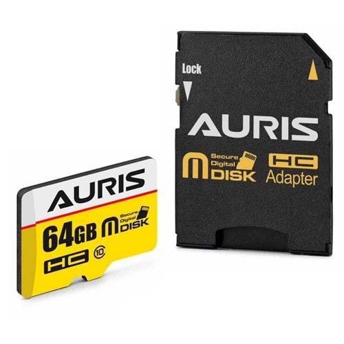 Auris 64GB SD Micro Hafıza Kartı New Edition