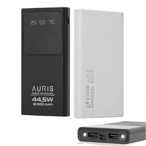 Auris ARS-K28 12000 Mah Lcd Ekranlı Powerbank
