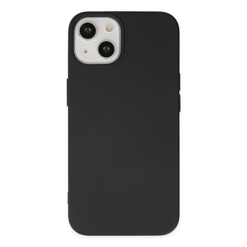 iPhone 14 Siyah Lansman Silikon Cep Telefonu Kılıfı