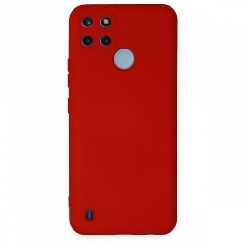 Realme C21Y C25Y Kırmızı Lansman Silikon Cep Telefonu Kılıfı