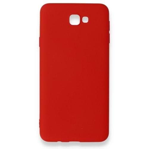 Samsung J7 Prime Kırmızı Lansman Silikon Cep Telefonu Kılıfı