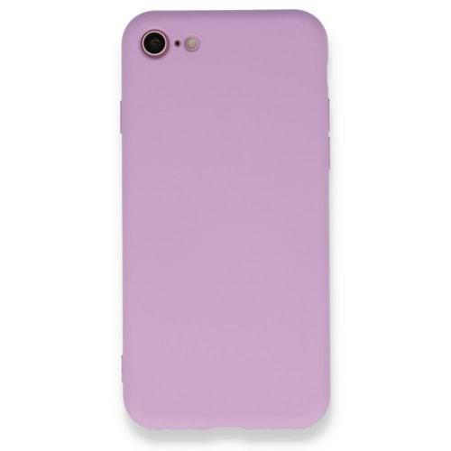iPhone 7G 8G SE 2020 Lila Lansman Silikon Cep Telefonu Kılıfı