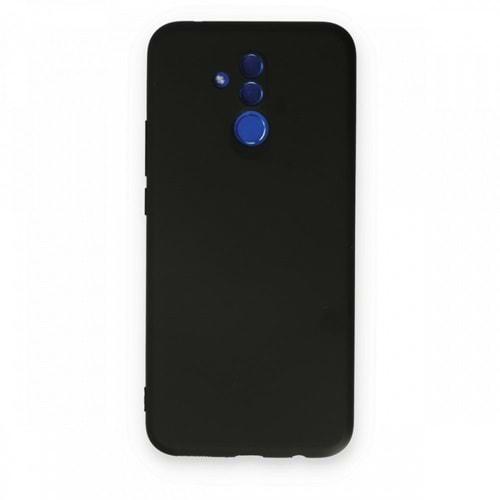 Huawei Mate 20 Lite Siyah Lansman Silikon Cep Telefonu Kılıfı