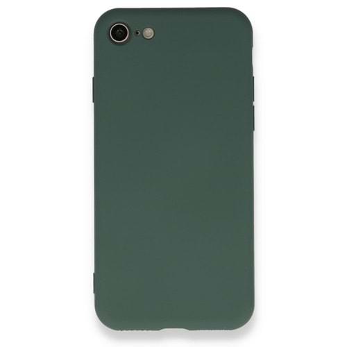 iPhone 7G 8G SE 2020 Haki Yeşil Lansman Silikon Telefon Kılıfı
