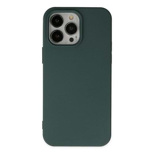 iPhone 14 Pro Max Haki Yeşil Lansman Silikon Cep Telefonu Kılıfı