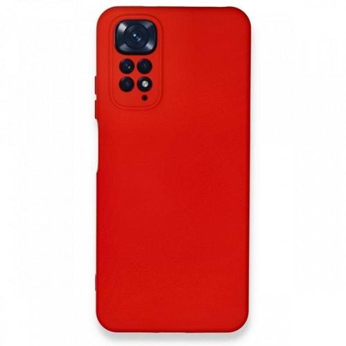 Xiaomi Redmi Note 11 Kırmızı Lansman Silikon Cep Telefonu Kılıfı