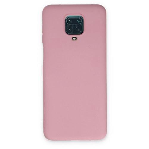 Xiaomi Redmi Note 9 Pro Pembe Lansman Silikon Cep Telefonu Kılıfı